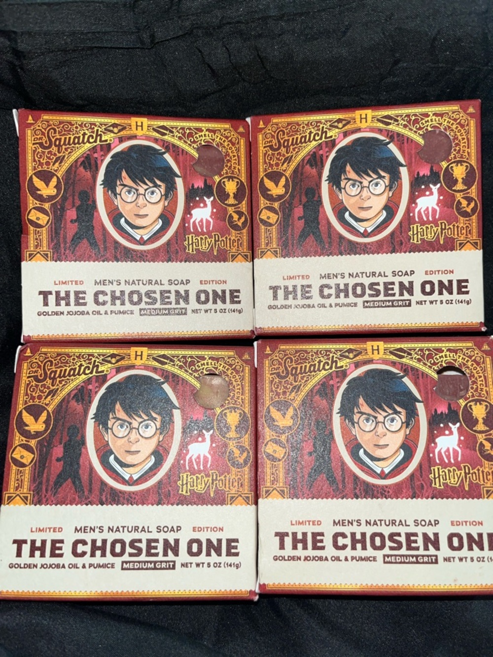 Dr Squatch Limited Edition HP Soaps- “The Chosen One” INCLUDES 4!! New